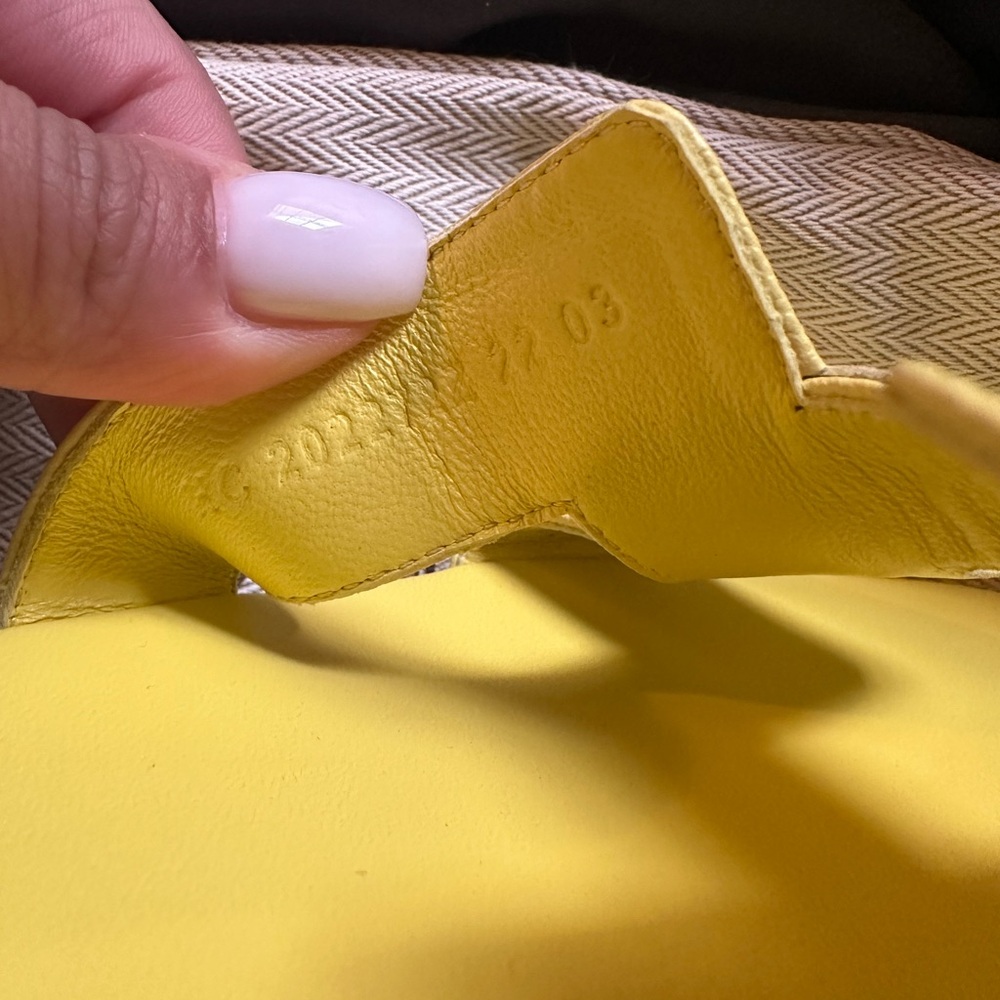 Hermes Oran sandal jaune curcuma - Picture 5 of 5
